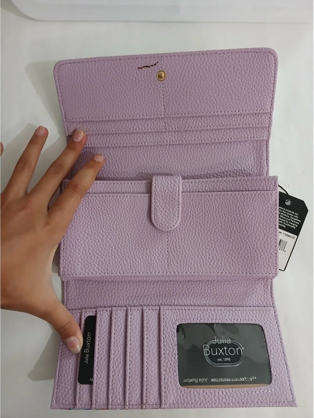 WOMEN'S JULIA BUXTON COLORFUL BUTTERFLY WALLET